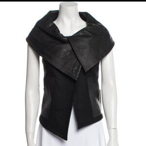 Alice + Olivia Leather Vest / Top - XS